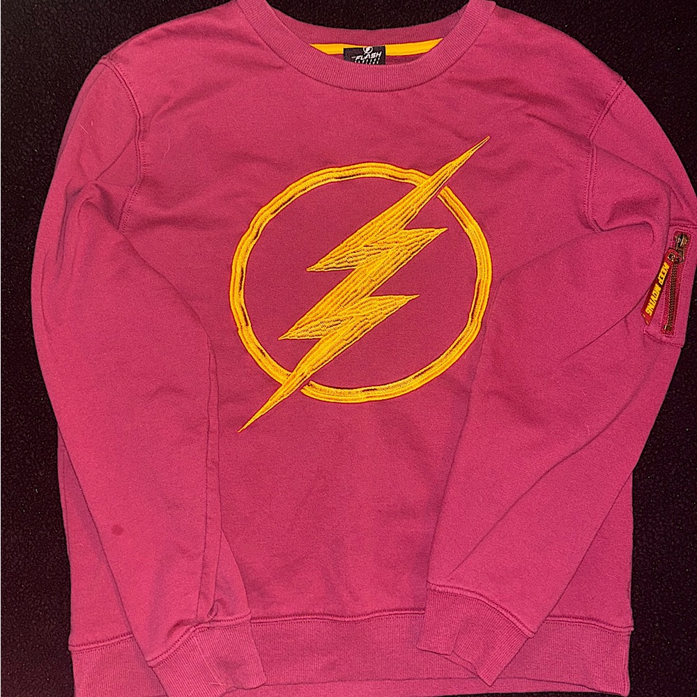 Boxlunch The Flash DC Comics Pullover Crewneck Sweatshirt Size: S